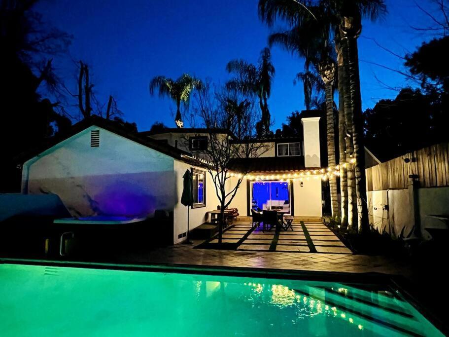 לוס אנג'לס Stylish Mediterranean Villa, Pool, Jacuzzi, Hollywood & Malibu Bliss מראה חיצוני תמונה